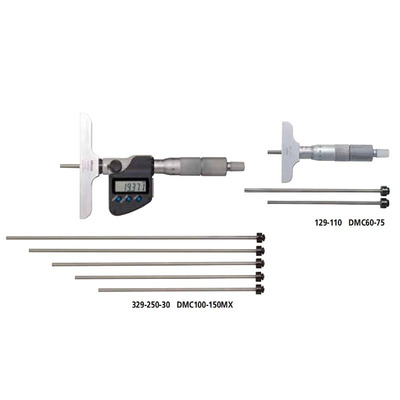 Mitutoyo三丰深度尺可更换测杆型(DMC-MX·DMC)