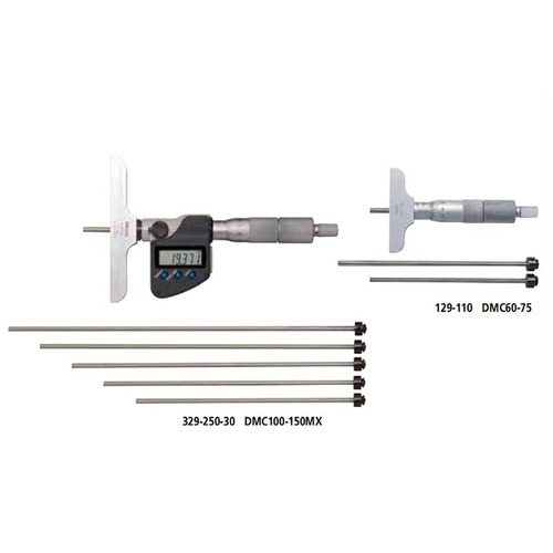 Mitutoyo三丰深度尺可更换测杆型(DMC-MX·DMC)